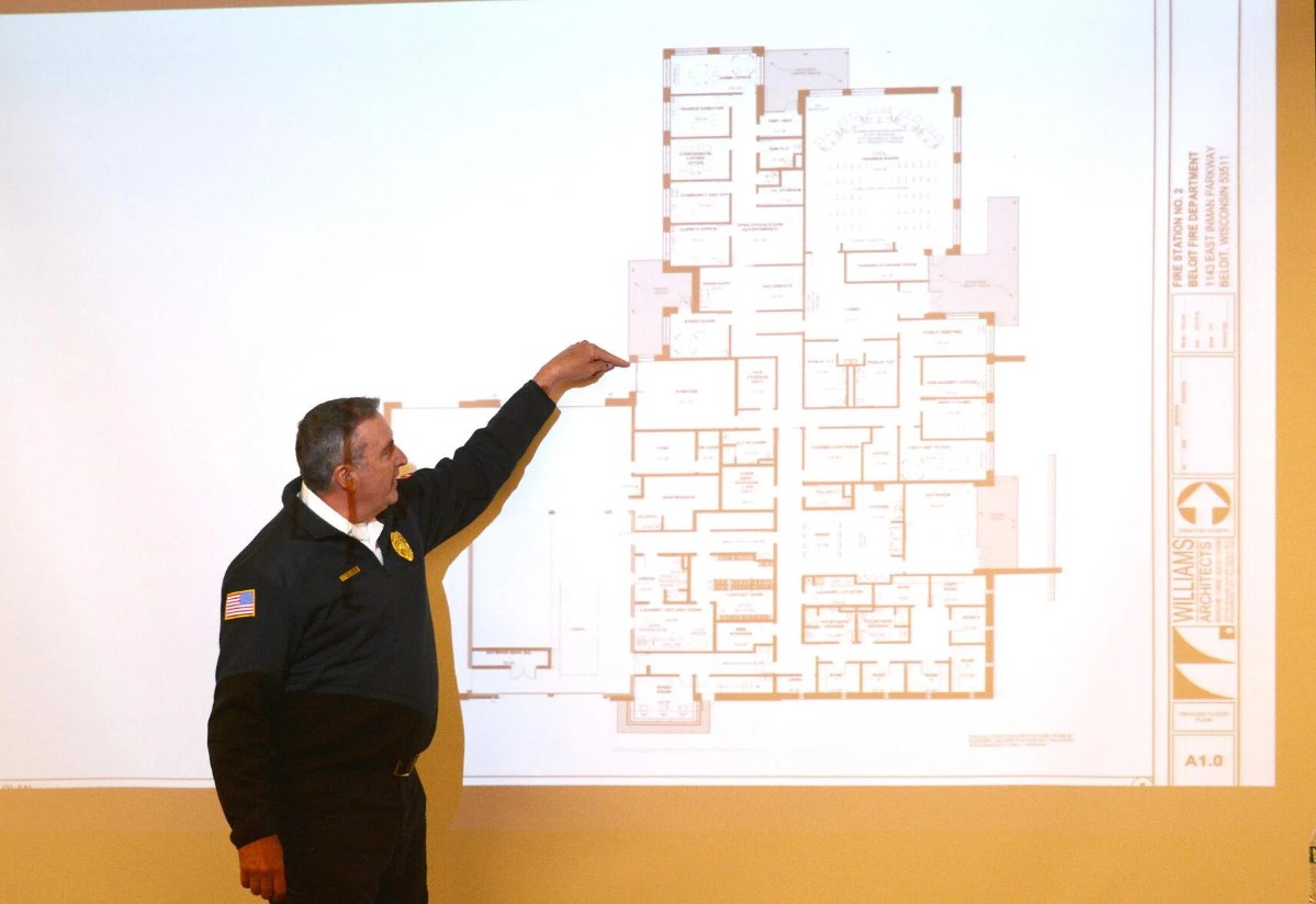 Town of Beloit Plans for Fire Station Reconstruction, New Town Hall